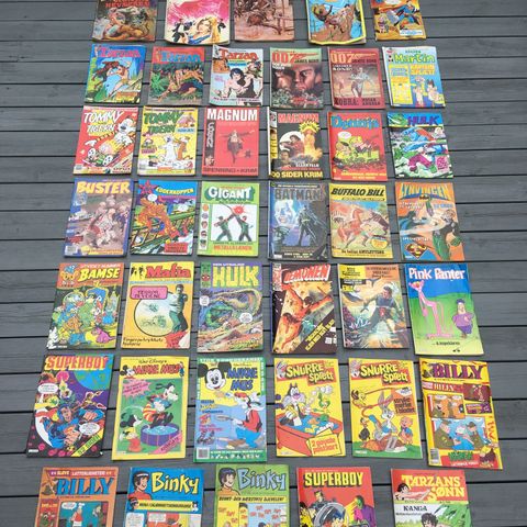 Tegneserieblader og hefter - 24 blader
