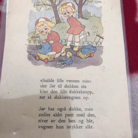 Kort i fra 50-60 årene.