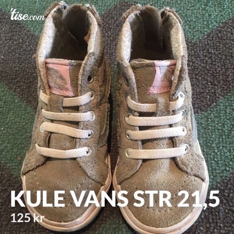 Vans str 21,5