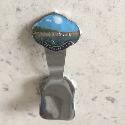 Vintage 1970s The Needles Souvenir Sugar Spoon