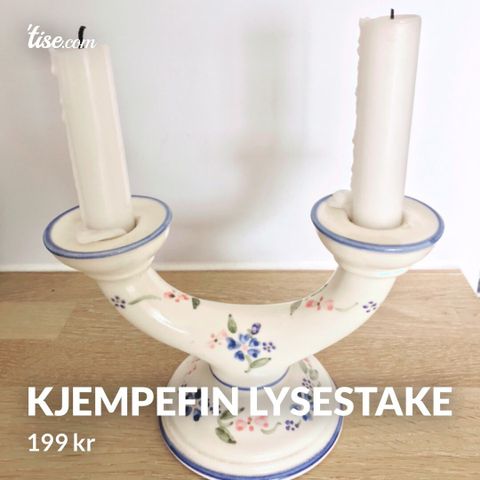 Kjempefin lysestake