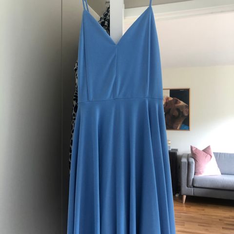 Blå kjole