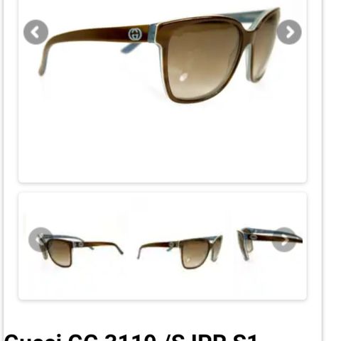 Ønskes kjøpt Gucci solbriller