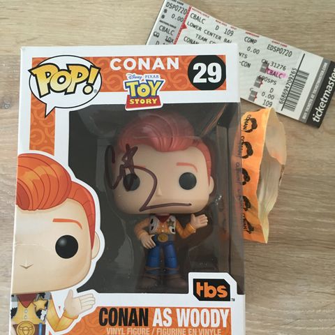 Exclusive Funko Pop! Conan as Woody