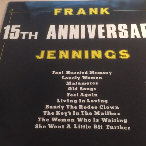 Frank Jennings- 15th Anniversary  (Signert)