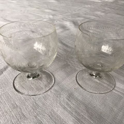 Vintage brandy/cognac glass
