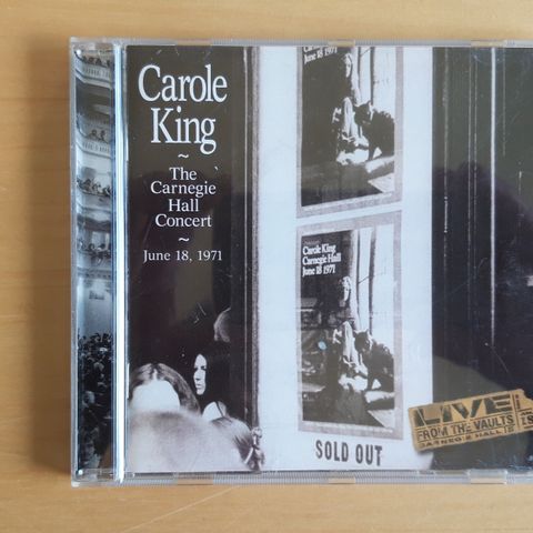 Carole King - The Carnegie Hall Concert  18 juni, 1971