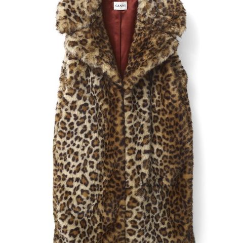 Ganni faux fur vest