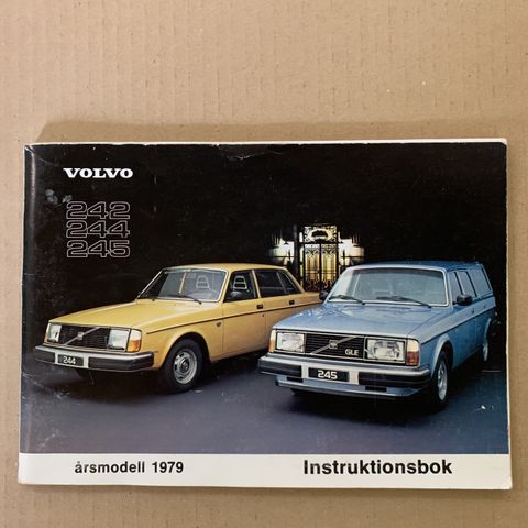 Instruksjonsbøker Volvo