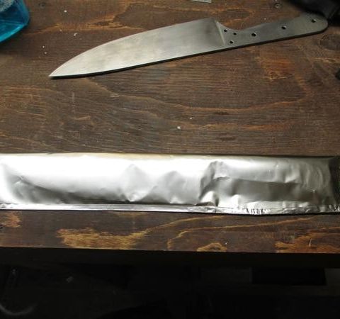 Rustfri herdefolie 10m til herding av verktøy kniv