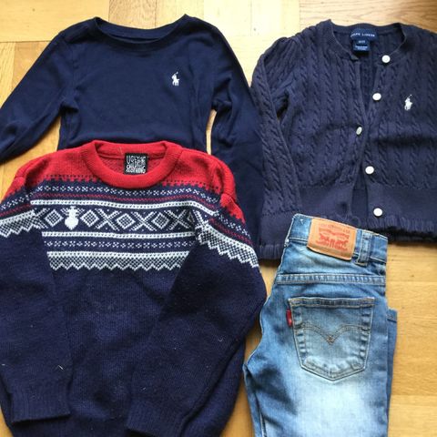 Polo Ralph laurent, Levis og Ugly children str 3 år