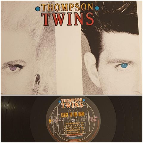 VINTAGE LP/VINYL  - THOMPSON TWINS/ CLOSE TO THE BONE 