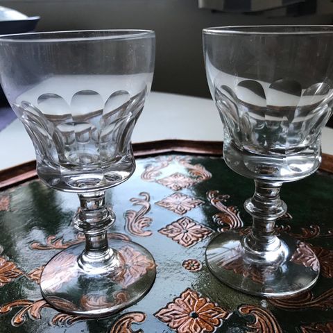 2 x Brynhild hetvinsglass fra Hadeland
