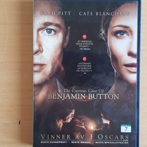 The Curious Case of  Benjamin Button - DVD