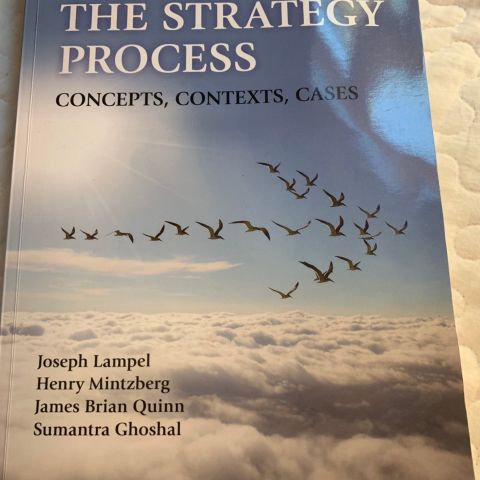 The strategy process - concepts, contexts, cases