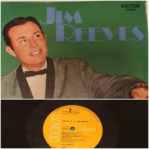 JIM REEVES  -  VINTAGE LP/VINYL