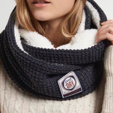 Nytt SuperDry snood skjerf unisex