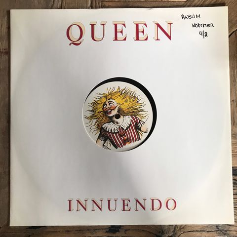 Queen - Innuendo. Sjelden promo. 12 tommer vinyl.