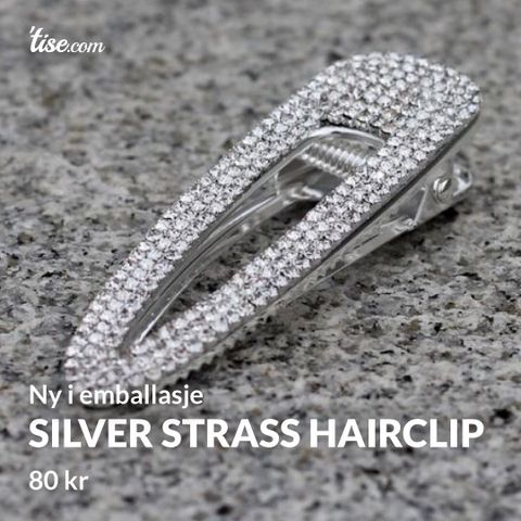 Silver Strass Hairclip