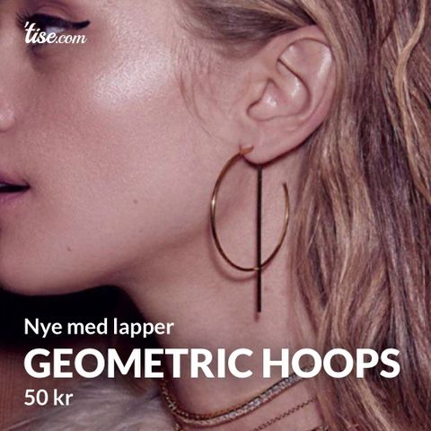 Geometric Hoop Øredobber