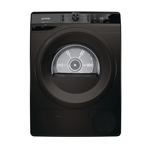 Gorenje Kondenstørketrommel 8 kg sort med varmepumpe DE82ILB/G