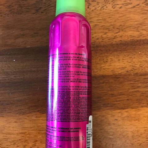 Brukt kun 2 ganger BED HEAD TIGI HEADRUSH SHINE ADRENALINE SELGES BILLIG