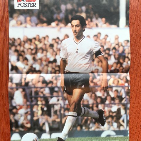 Osvaldo Ardilles Tottenham Spurs poster fra Boing! Plakat fotball