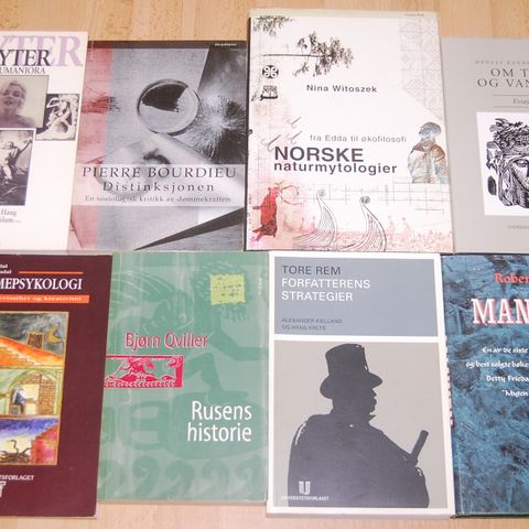 Diverse faktabøker / faglitteratur