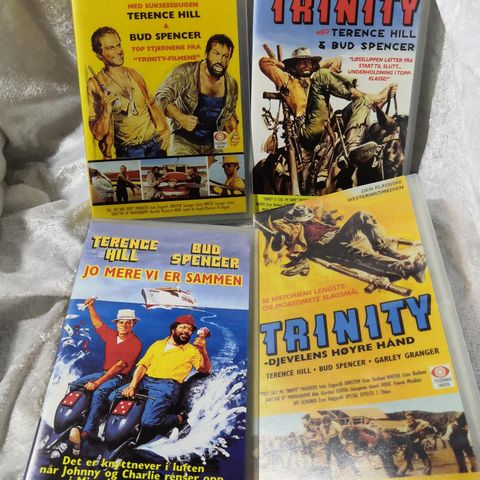 Trinity VHS  4 stk   selges