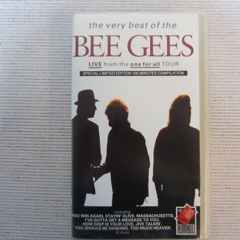 Bee Gees - The Very Best - Live from the ONE FOR ALL TOUR - 106 min - On VHS