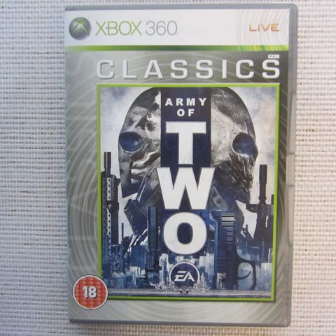 Xbox 360 Army of Two Classics - Spill fra 18 år i Top Tilstand incl Manuell