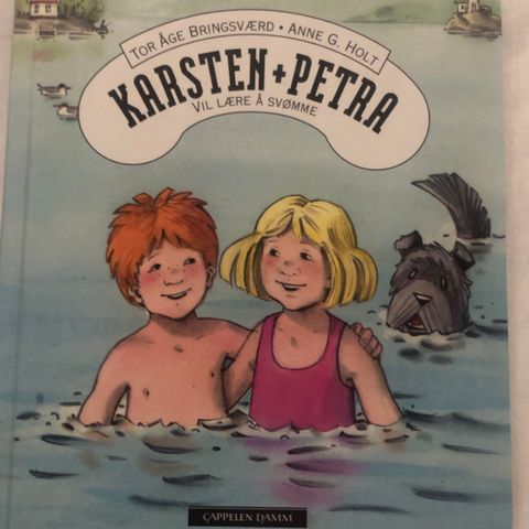 Boken Karsten og Petra vil lære å svømme