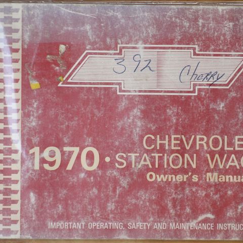 Chevrolet 1970 stasjonsvogn eiers håndbok