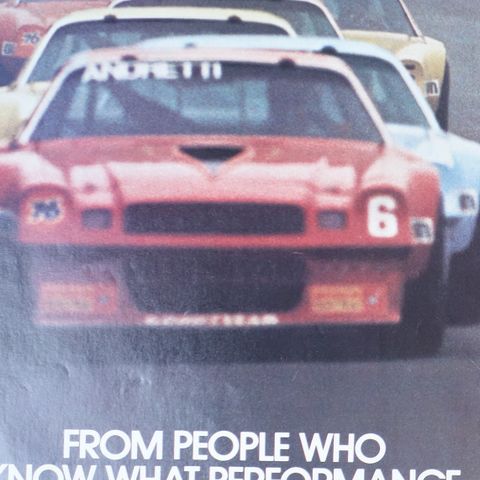 Camaro 1979 special brosjyre