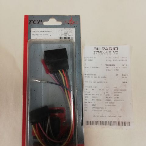 Sony bilradio adapter