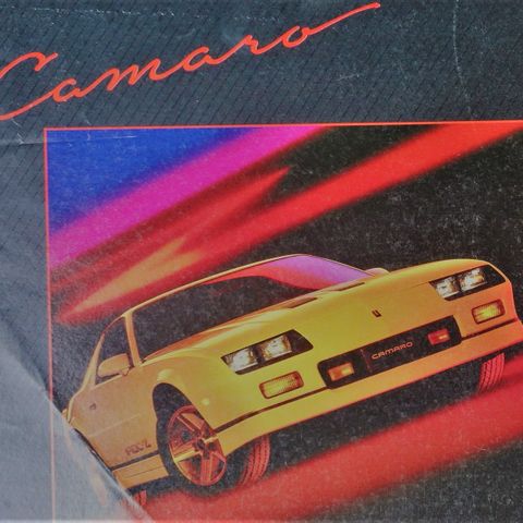 Chevy Camaro brosjyre 1985