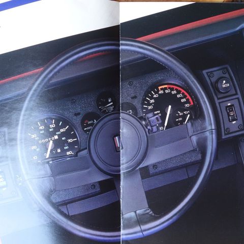 Chevrolet Camaro brosjyre 1986,87