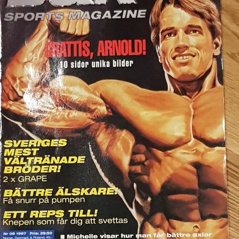 Arnold Schwarzenegger b & k magasin 1997