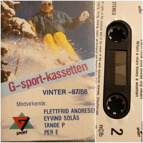 VINTAGE KASSET  - G - SPORT KASSETTEN VINTEREN 87/88