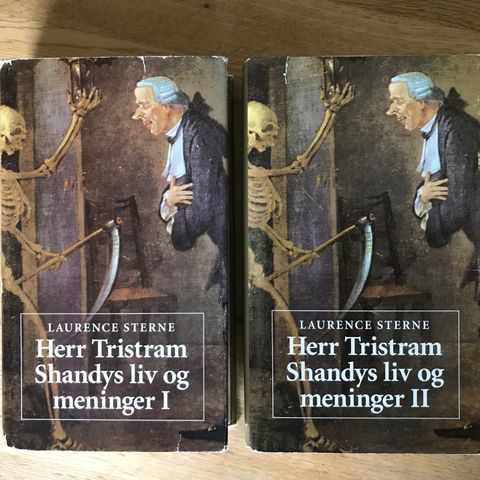 Laurence Sterne - Herr Tristram Shandys liv og meninger (komplett m 2 bind)