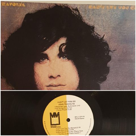 VINTAGE LP/VINYL  - JOHN TRAVOLTA/ KAN'T LET YOU GO 