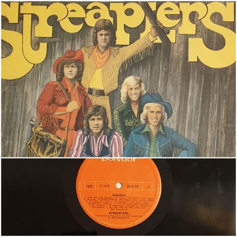 VINTAGE LP/VINYL - STREAPLERS/ VALENTINO