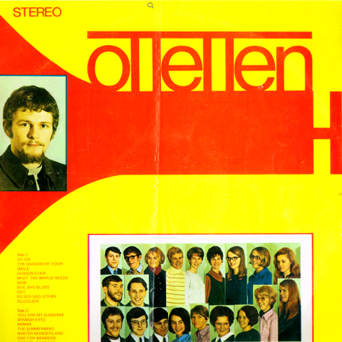OTTETTEN 1969 - 70  LP Vinyl - Ikke religiøst