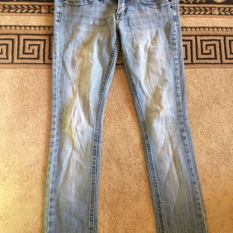 Pent brukt jeans str.  146/152 , 9-11 år til salg
