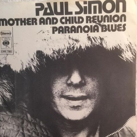 Paul Simon-Mother And Child Reunion / Paranoia Blues(Vinyl, 7", Single, 45 RPM )