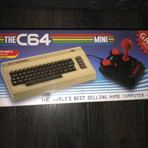 Commodore 64 mini selges, ny/uåpnet.