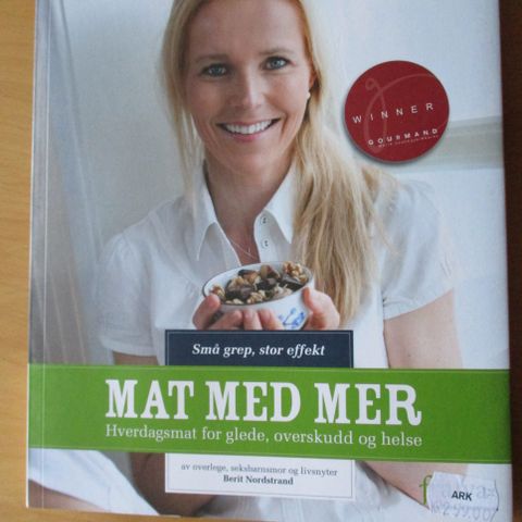 Boken "Mat med mer" av Berit Nordstrand