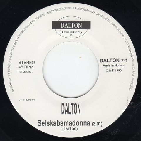 Dalton - Selskabsmadonna / Kurfürstendam  (1993) (7"singel)