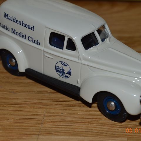 Brooklin models BRK 9, Ford sedan delivery 1940, Maidenhead Model club