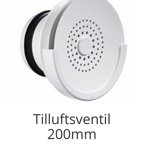 Tilluftsventil 200mm